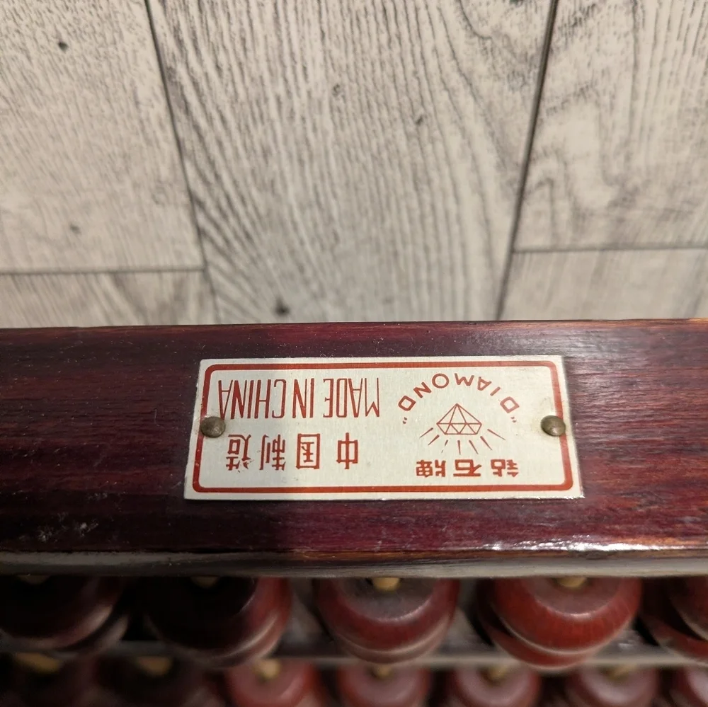 Diamond Supply Co. Red Wooden Abacus